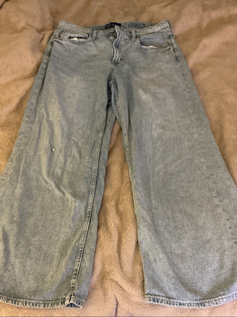 GAP woMen's Light blue high rise wide leg Jean
